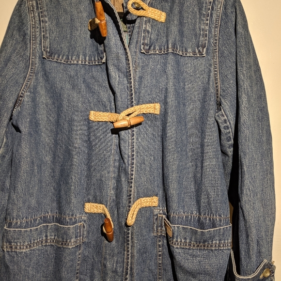 Women's Lauren Jeans RL Vintage 90s Toggle Hooded - Picture 7 of 12